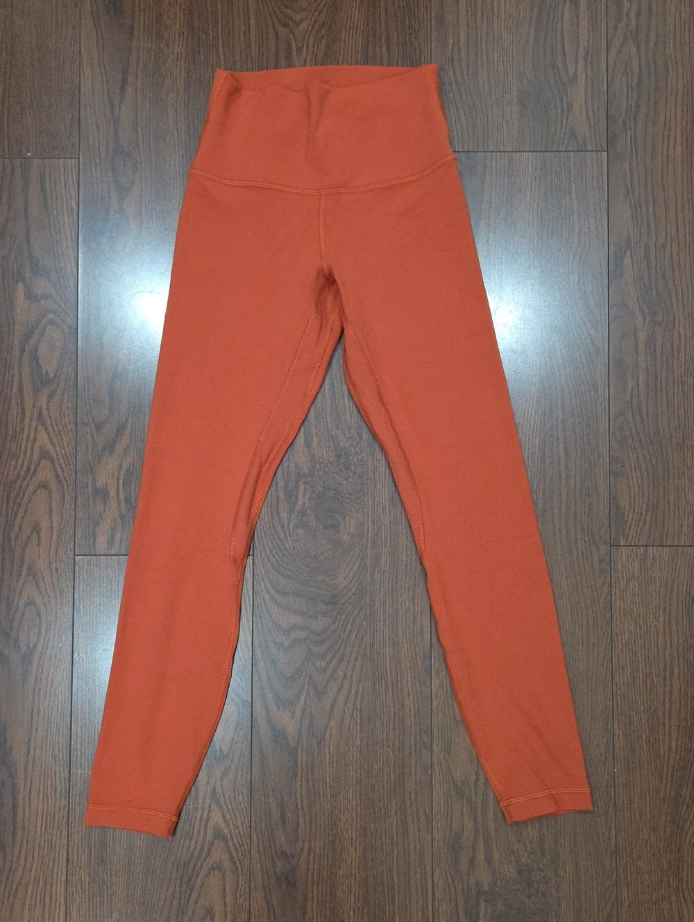 Lululemon Women's Align High-Waist Rust Orange Leggings "25 Size 4